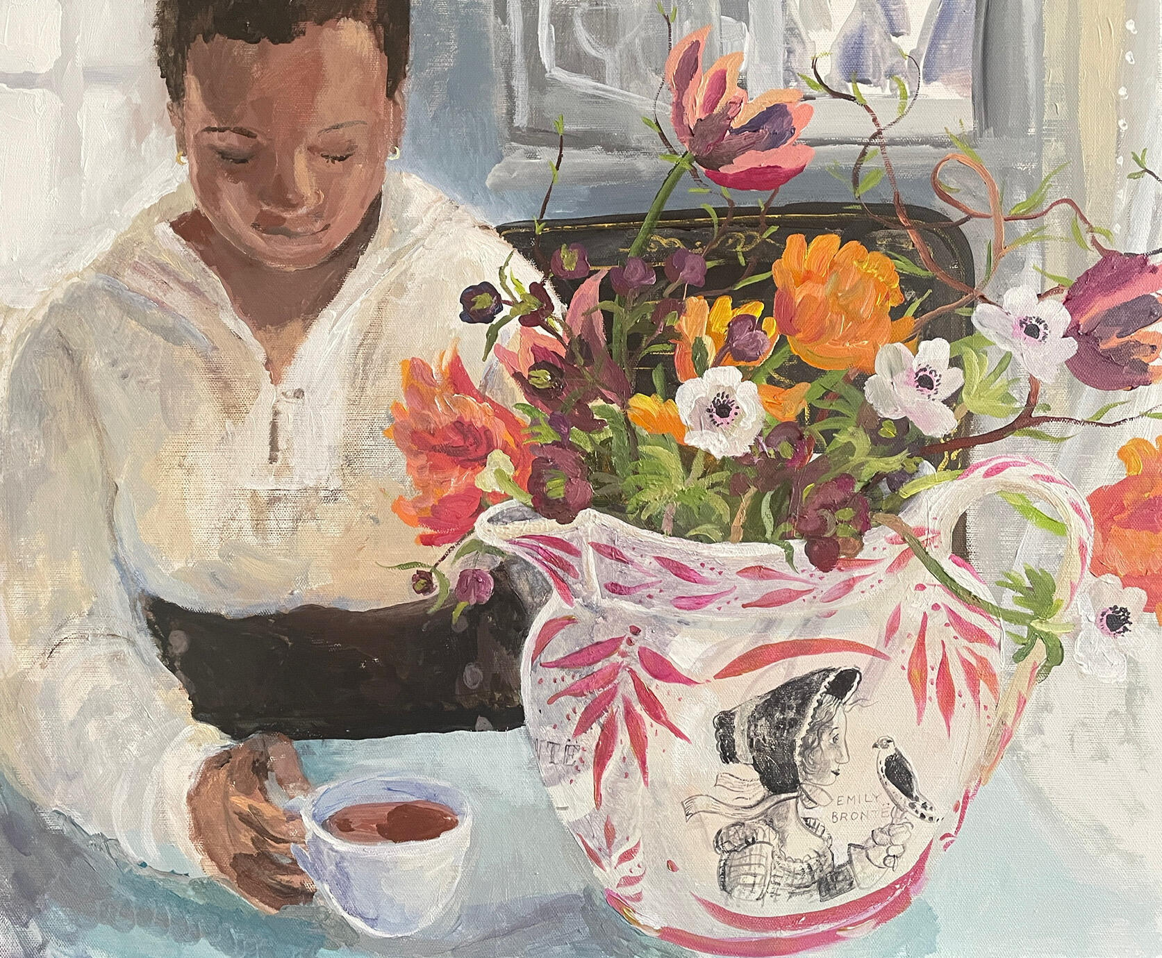 The Girls from Haworth. 50 x 60cm