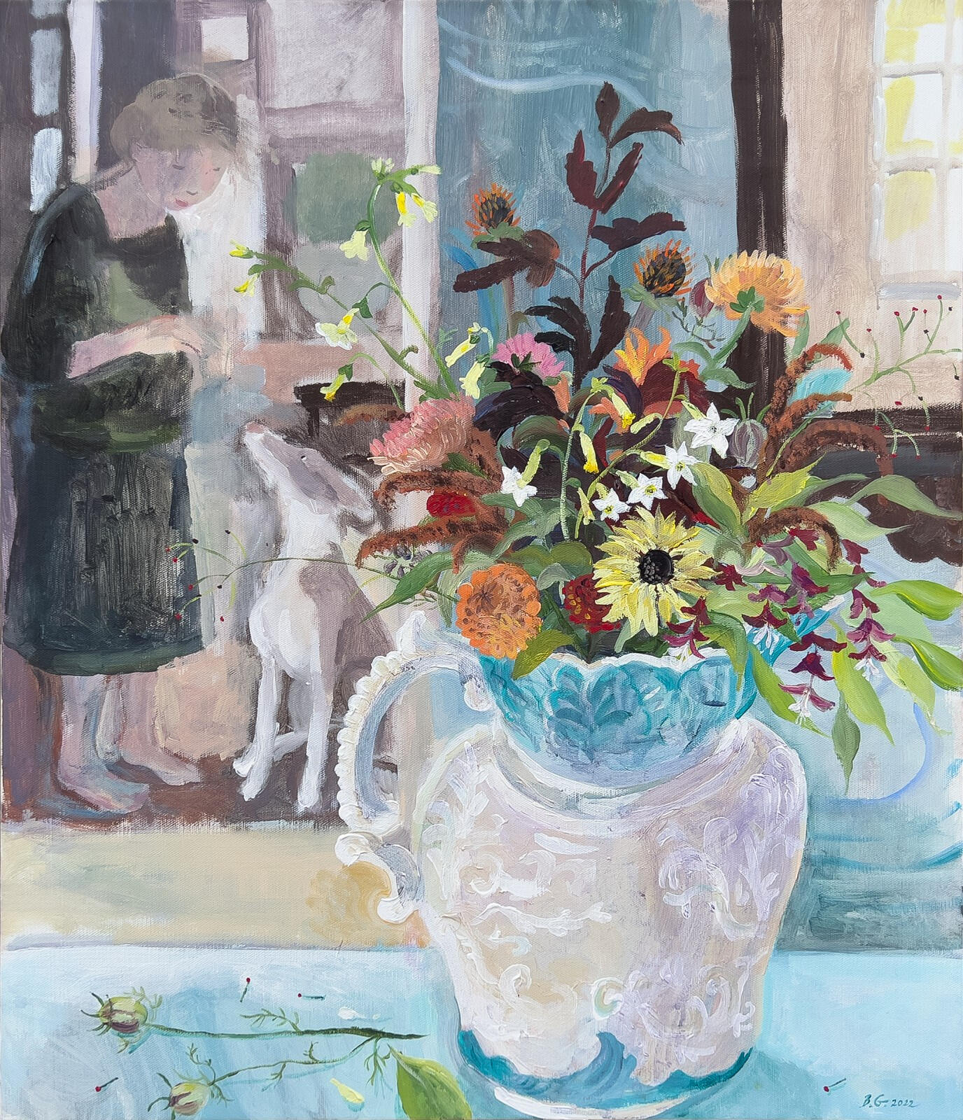 The Treat. 60 x 70cm