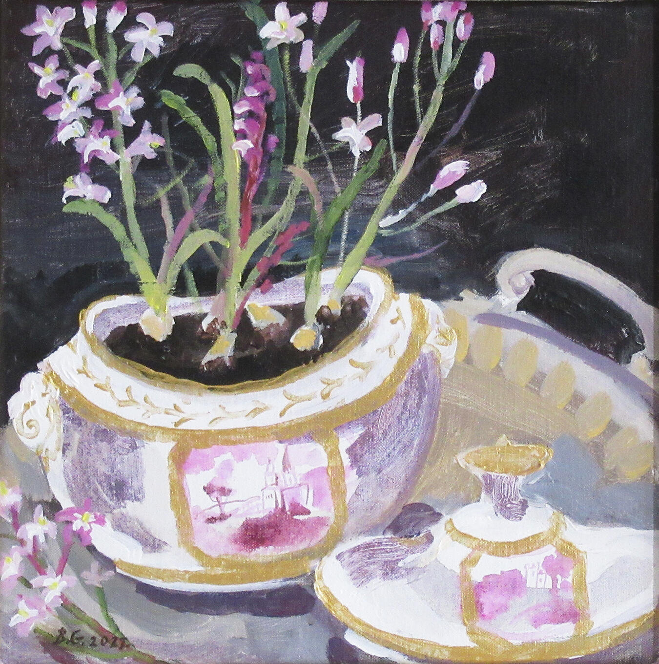 Spring Equinox. 30 x 30cm