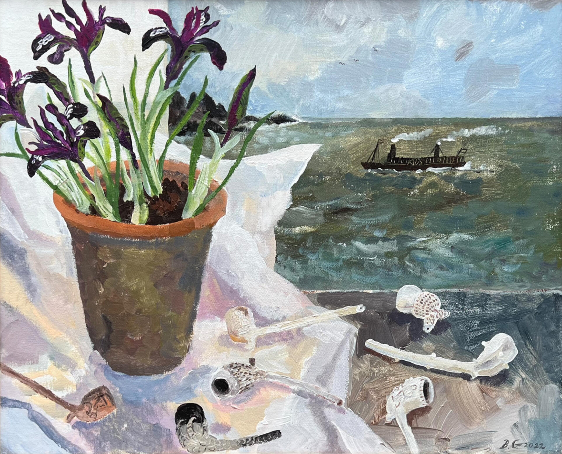 A Sailor&#39;s Life. 40 x 50cm