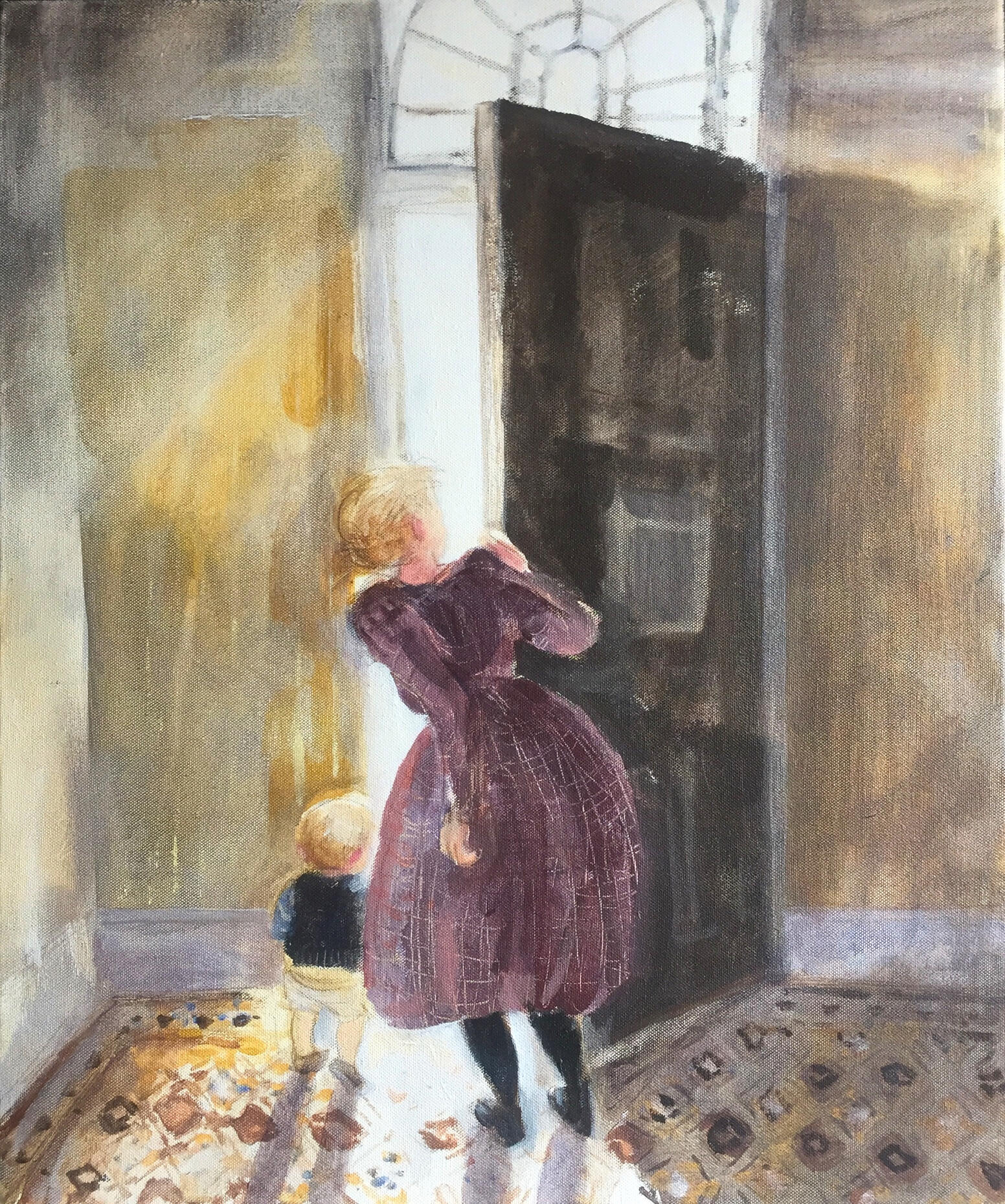 The Visitor. 60 x 40cm