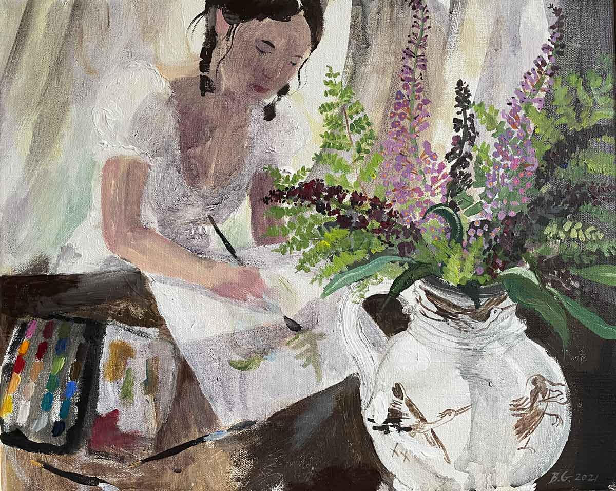 The Watercolour Box. 40 x 50cm