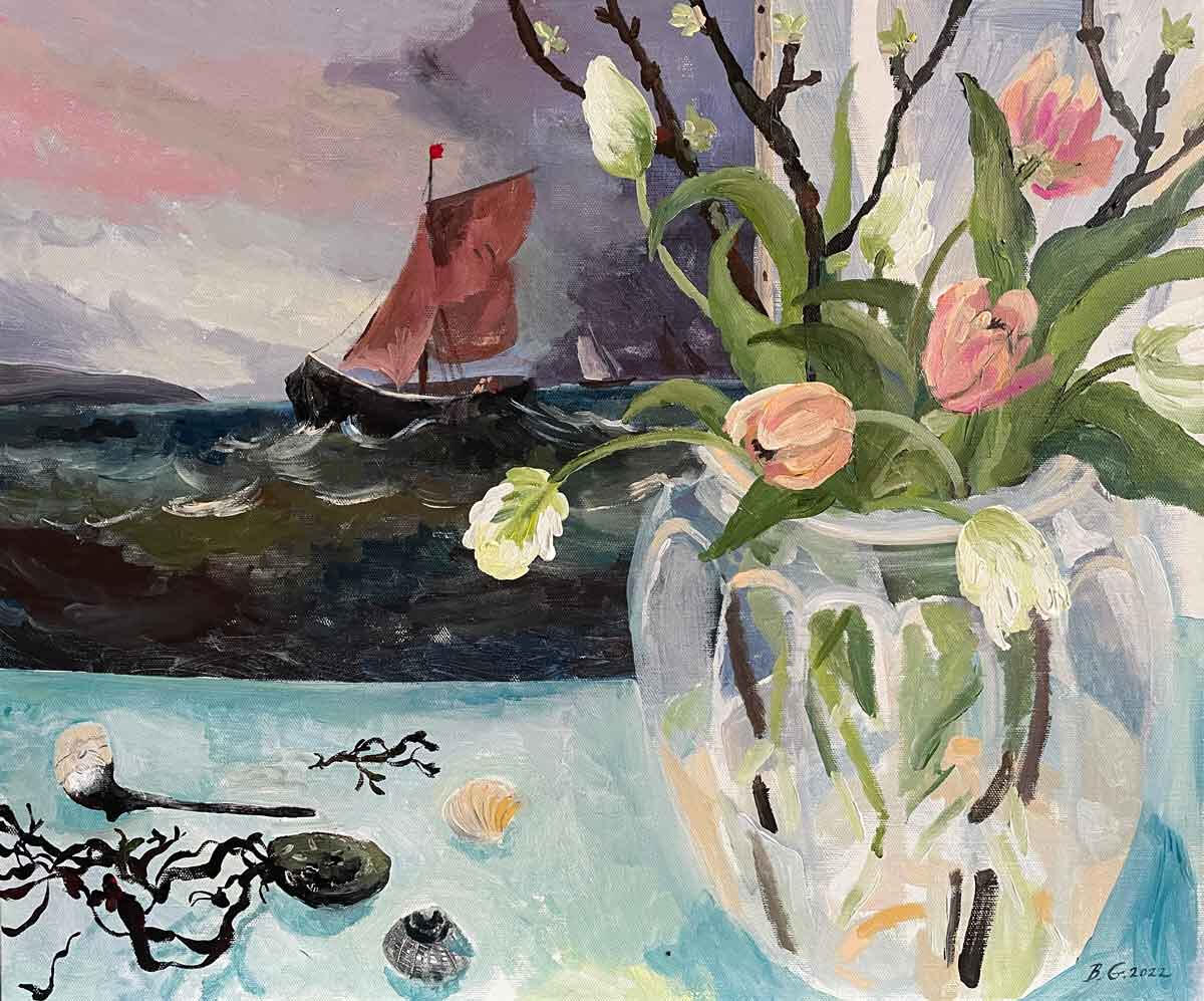 Hold Fast. 50 x 60cm