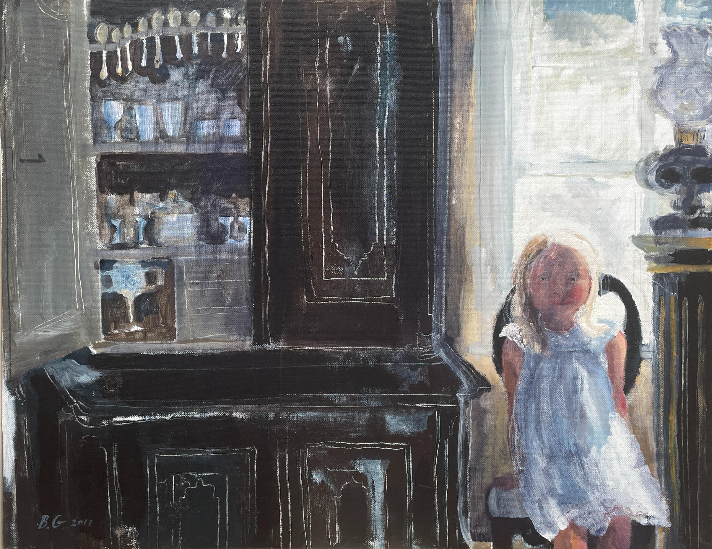 The Black Cupboard. 60 x 80cm
