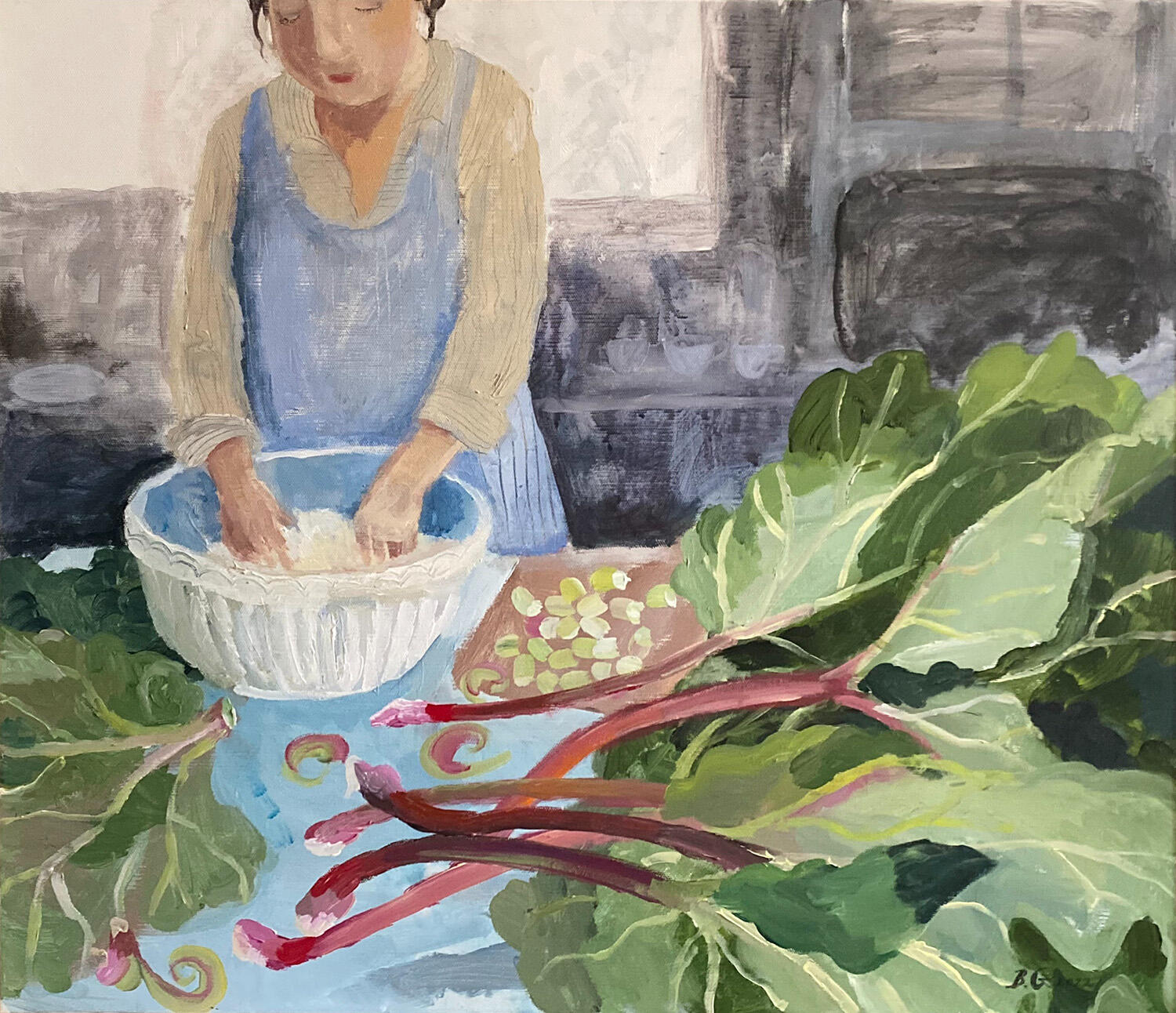 The Mixing Bowl. 60 x 70cm