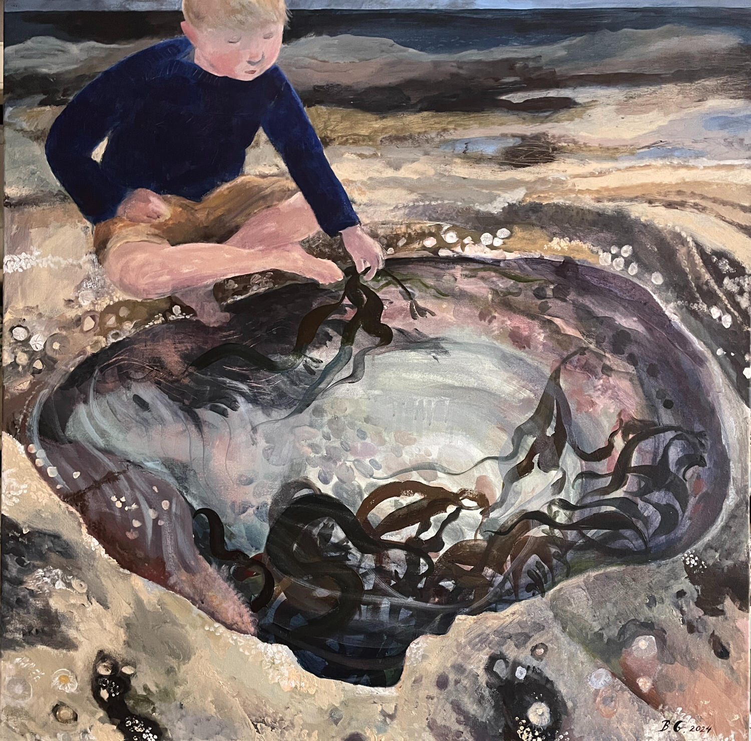 Everything in Between. 100 x 100cm