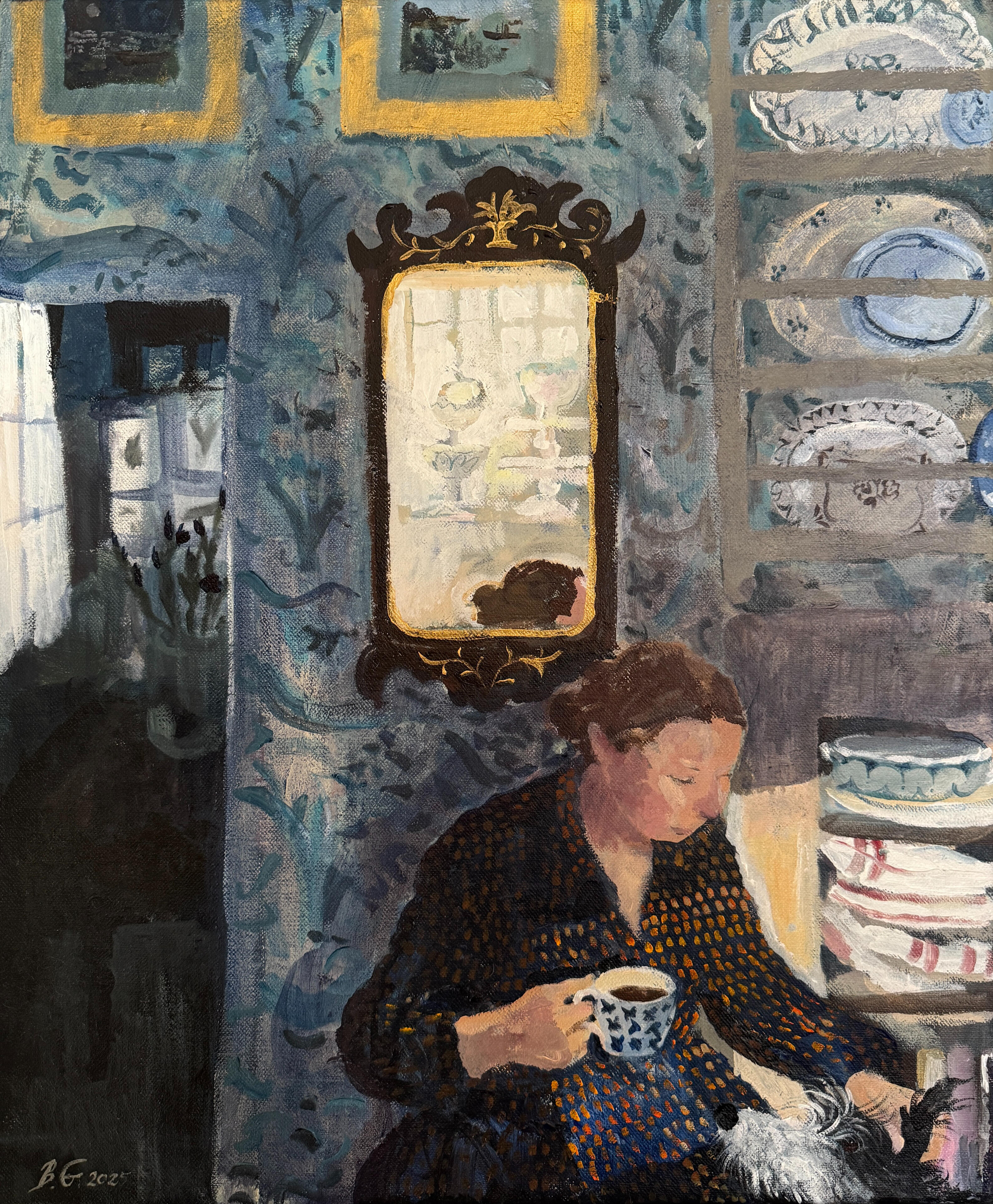 Hilda’s Birthday. 50 x 60cm Hilda’s Birthday. 50 x 60cm