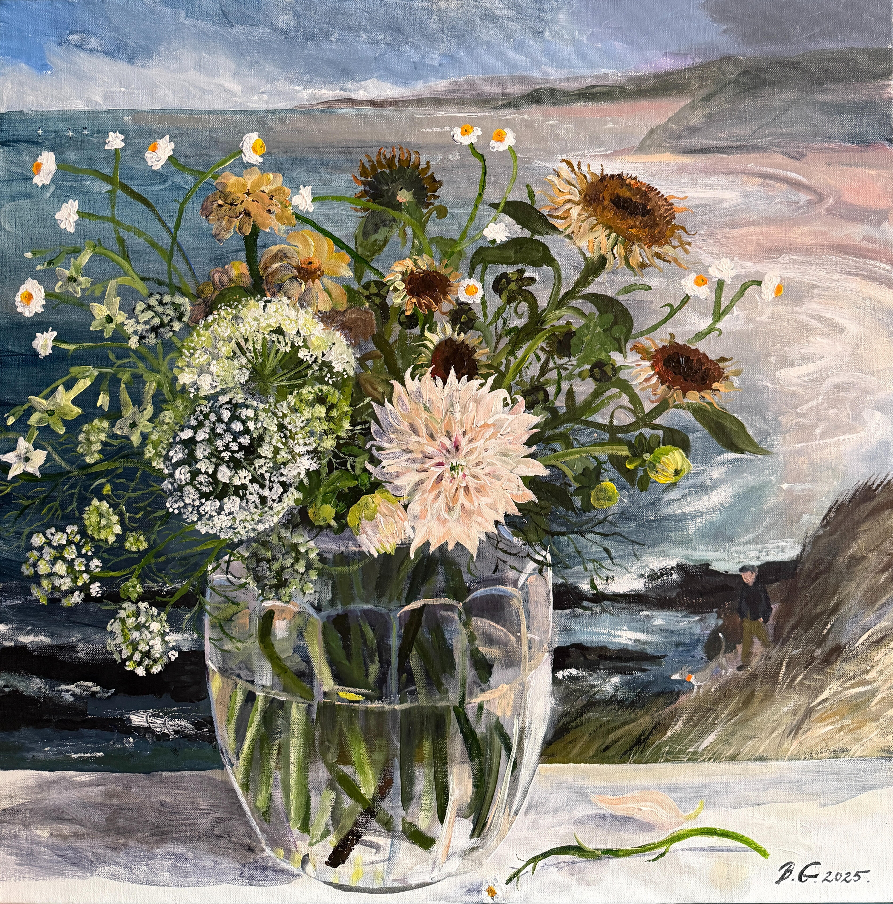 Shining Sea. 70 x 70cm