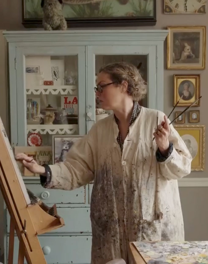 House and Garden recently visited Brita's home and studio where she lives together with her husband, the artist Mick Manning. Se